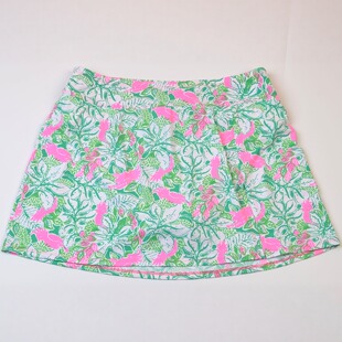 美国时尚品牌LIL**海边沙滩印花单件泳裤保守防走光性感泳裙多款