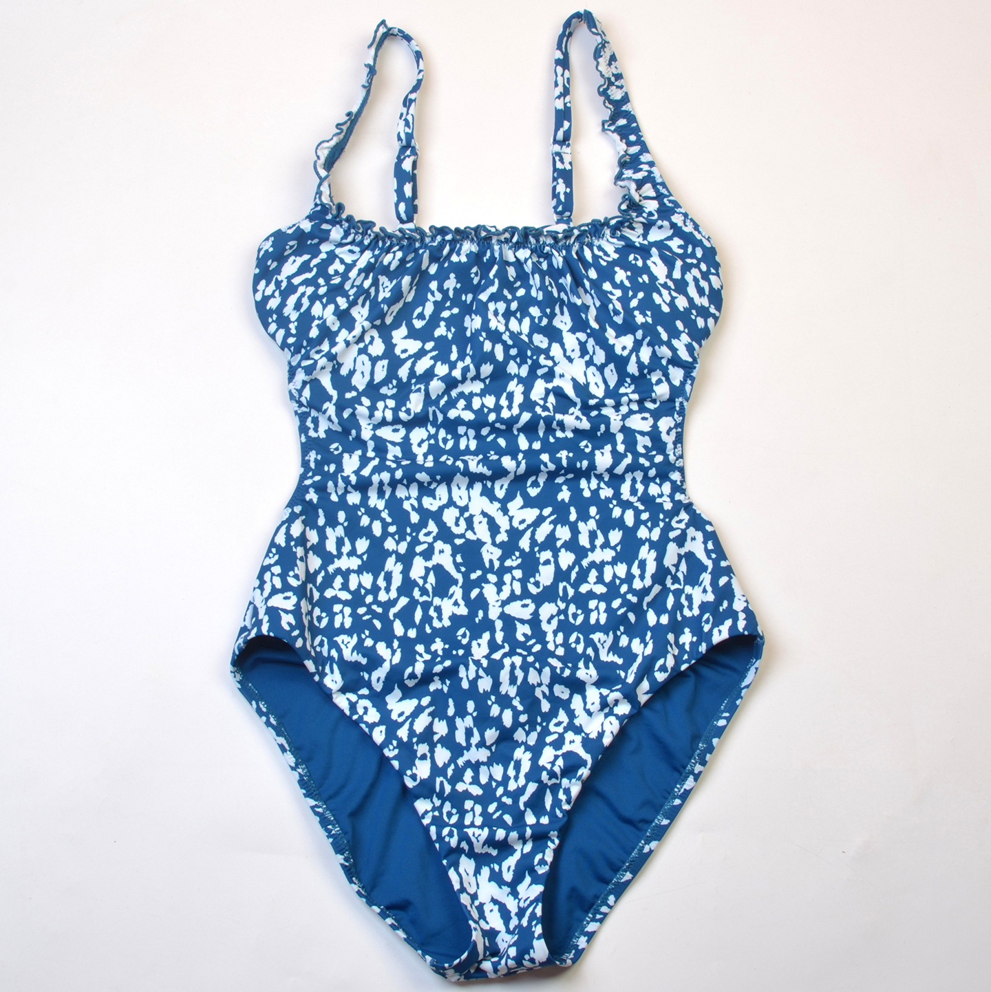 新款美国时尚品牌Sanc**性感度假印花连体泳衣女款带胸垫