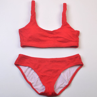 小众高端品牌LO**海边度假性感比基尼分体泳衣bikini