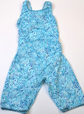 欧美品牌AMA**2025新款竞技竞速及膝连体泳衣运动游泳衣抗氯