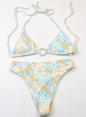 多款澳洲品牌rhyt**海岛度假三角杯比基尼时尚分体泳衣bikini泳装