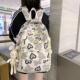 书包女初中生大容量中学生涂鸦少女双肩包大学生轻便减负高中背包