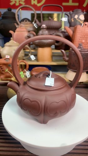 原矿紫泥如意提梁380cc