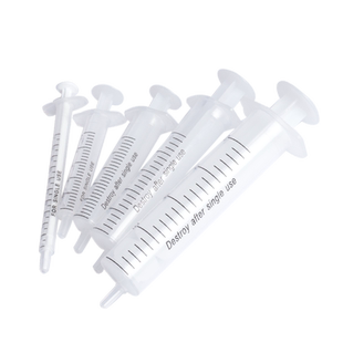 一次性注射器1ml/2/5/10/20/50毫升 塑料针筒针管小号凝胶推进 实验室取样专用