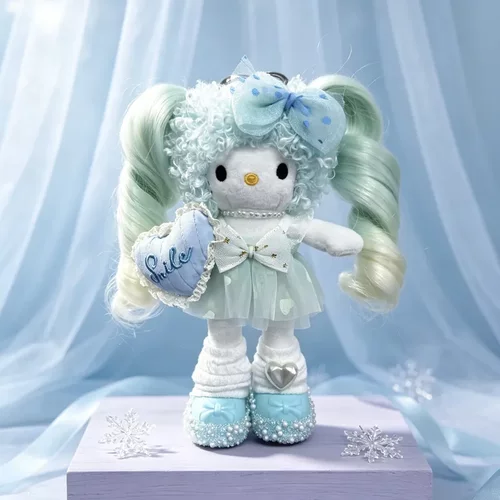 新款hellokitty小挂件 重工毛绒公仔玩偶包包挂件 长腿kt挂件