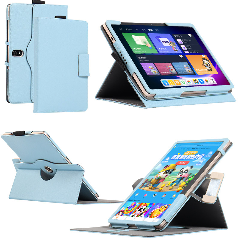 明枫适用于学而思学习机经典版Xpad保护套网课智能平板防摔壳Xpad2 Pro Max皮套全包卡通横竖笔槽收纳智慧眼