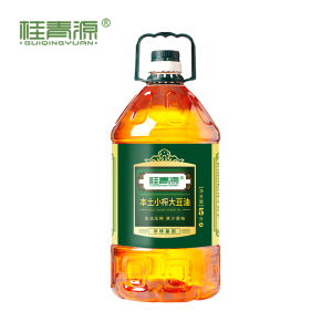 桂青源 鲜榨大豆油5L东北非转基因大豆压榨食用油春节年货