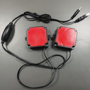 粘贴式 电脑小音箱低音炮喇叭器家用多煤体USB线音响 52大喇叭台式