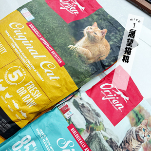 Orijen渴望原始猎食猫咪鸡肉原味主食发腮适口性主食猫粮提高免疫