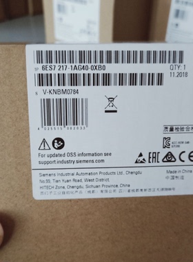 西门子S7-1200CPU 1217C DC/DC/继电器6ES7217-1AG40-0XB0