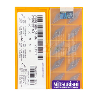 三菱车刀片 VNMG160404/08-MA VP15TF/US735/UE6020 负角尖车刀粒