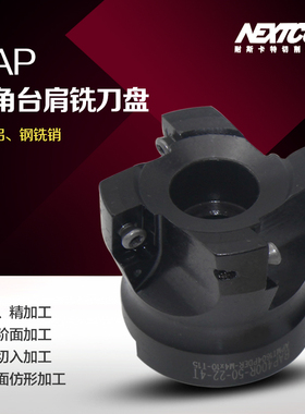 NEXTCUT直角铣刀盘 BAP400R-50/63/80/100/125/160/200 R0.8盘刀