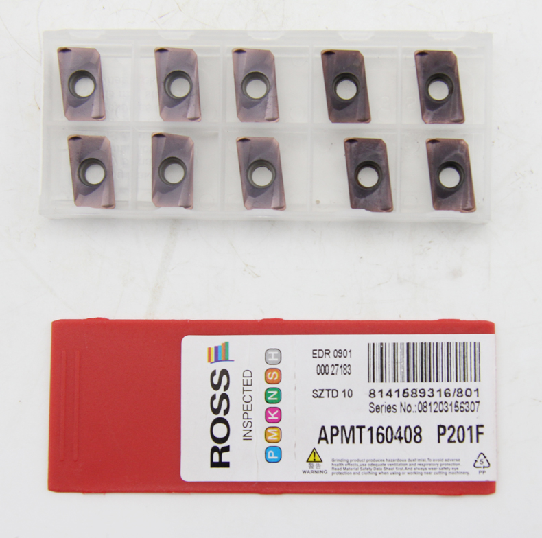 ROSS刀片 数控铣刀片 大R0.8方刀片 APMT160408PDER  P201F