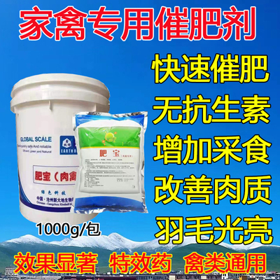 禽用肥宝饲料添加剂肉鸡用微量元素粉鸭鹅鸽子催肥剂增重促生长