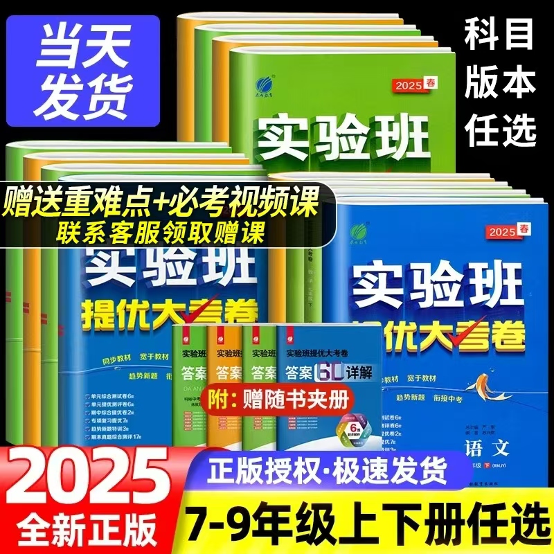 2025秋实验班提优大考卷七