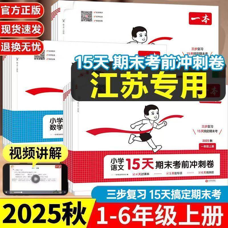 【江苏专版】小学15天期末冲刺卷