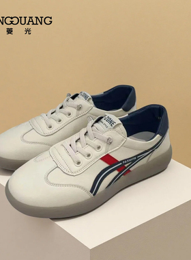 菱光2026春季新款小白鞋女舒适软底学院风百搭休闲板鞋B63M7982