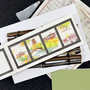 分镜本可撕diy便签四格漫画创作人物设定本稿纸手账粗线条分镜本