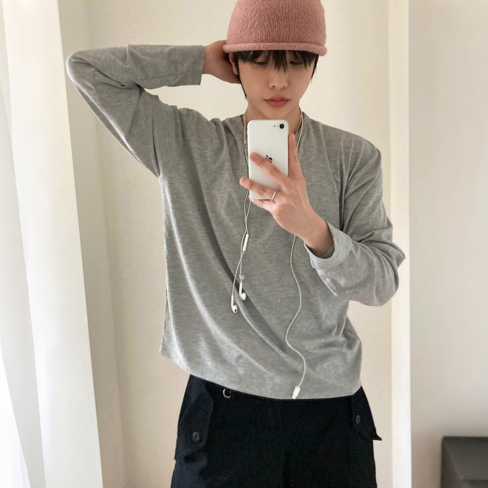 MRCYC基础款长袖T恤男士秋季新款宽松cleanfit上衣韩系松弛感穿搭