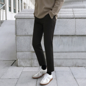 正装 西裤 九分裤 新款 子 休闲修身 男士 裤 MRCYC秋季 直筒宽松黑色西装