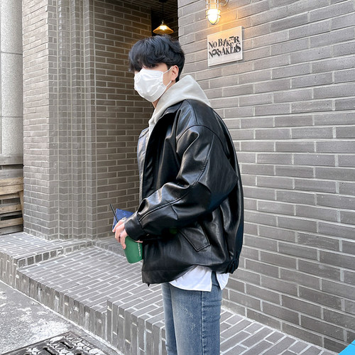 MRCYC韩版痞帅皮衣外套