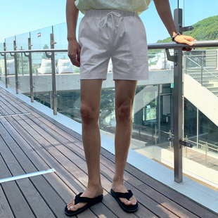 纯棉沙滩裤 MRCYC夏季 休闲宽松直筒韩系潮流百搭五分裤 短裤 子 男士