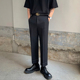 九分裤 直筒裤 休闲西装 裤 MRCYC韩系潮流阔腿裤 长裤 男宽松百搭西裤