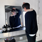 MRCYC半拉链休闲卫衣男士 冬季 加绒保暖上衣韩系潮流百搭套头上衣