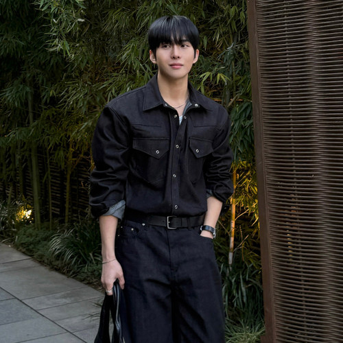 MRCYC韩系通勤复古翻领夹克外套