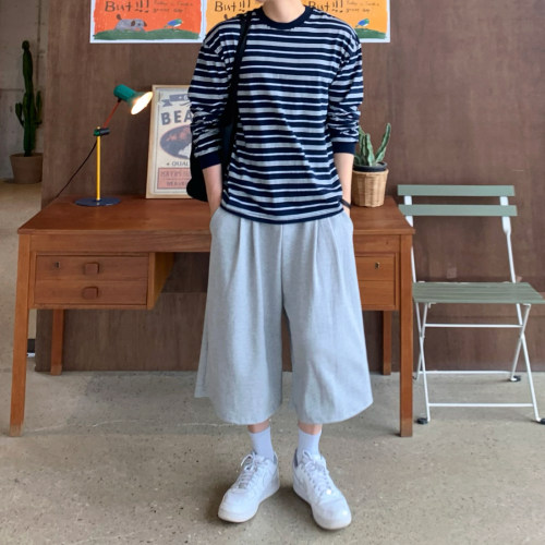 MRCYC灰色运动休闲短裤男夏季