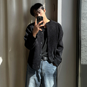 MRCYC灯芯绒短款 cleanfit外套韩系慵懒风宽松上衣 立领夹克男秋季