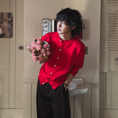 MRCYC高级感针织开衫 男秋季 宽松休闲圆领毛衣韩系通勤简约风上衣