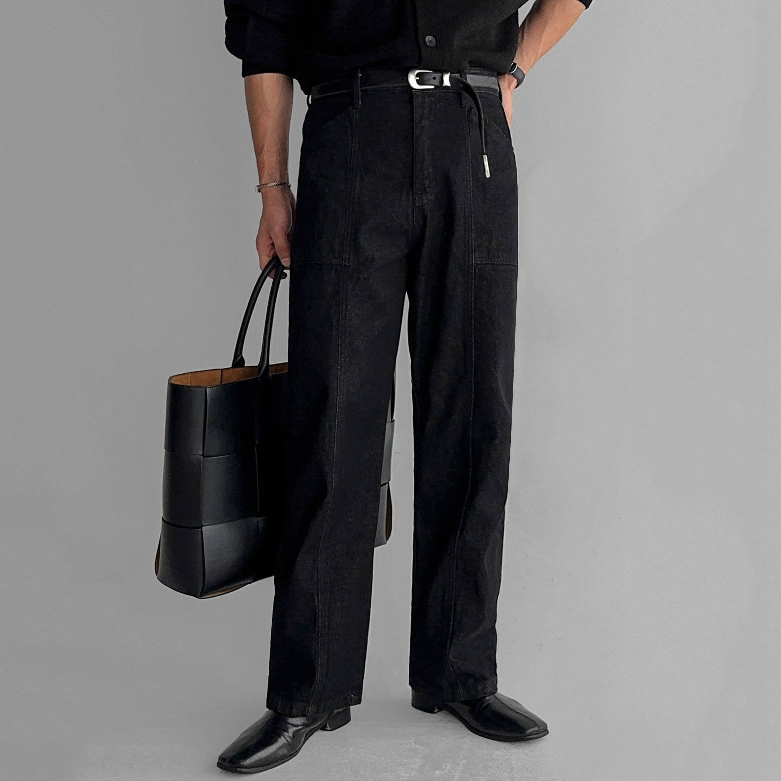 MRCYC轻熟风直筒牛仔裤男秋季