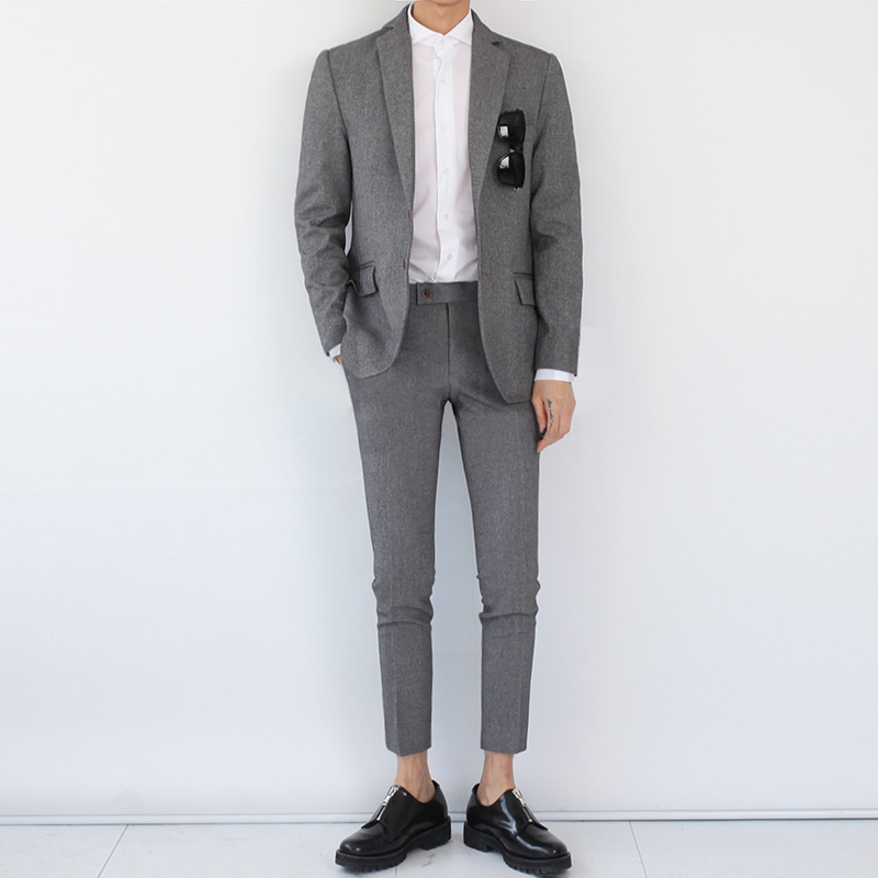 Costume homme en coton pour automne - Ref 1576465 Image 3