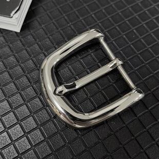 纯钛皮带扣头男士新款腰带正品高档休闲商务牛仔裤超轻防敏35mm