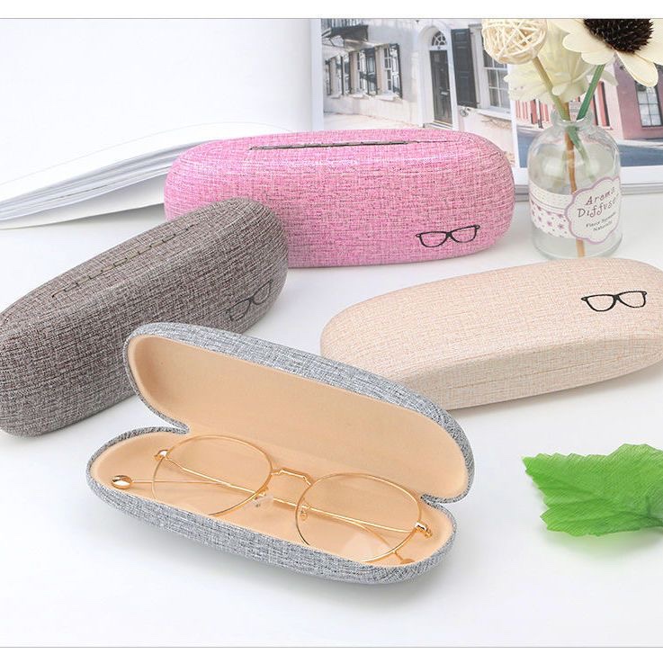 眼镜盒男女便携式防压墨镜盒简约学生创意个性太阳镜近视眼睛盒子