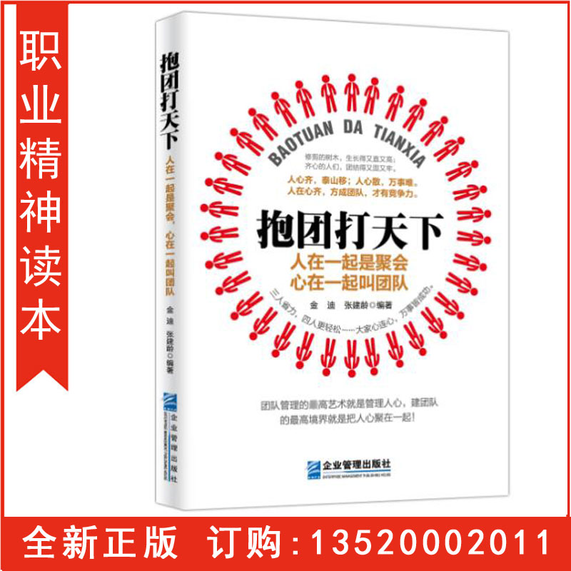 正版包发票 抱团打天下 人在一起是聚会 心在一起叫团队 企业管理出版