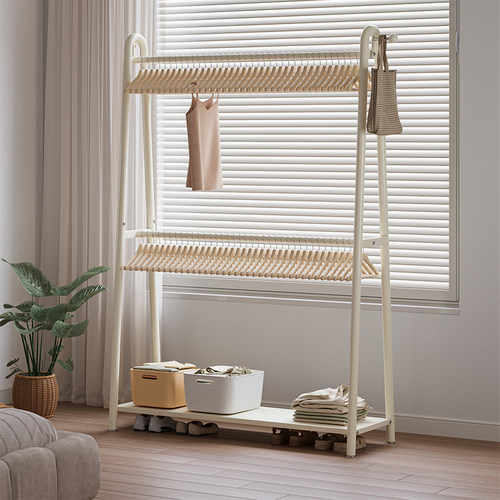 落地衣帽架客厅晾衣架服装店挂衣架子家用卧室放脱下的衣服收纳架