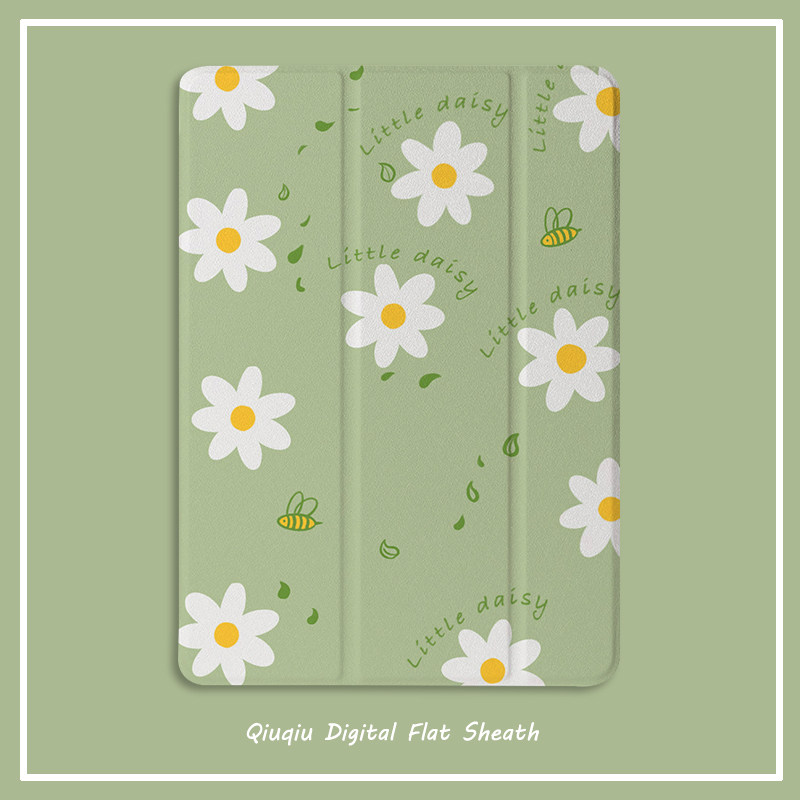 小清新雏菊花2020新款pro11保护套带笔槽平板10.2/10.5寸气囊壳18/19ipad air4/3/2/1三折式5/6苹果9.7迷你54,3C数码配件,平板电脑保护套/壳,淘宝优惠券,粉丝福利购,淘宝优惠卷