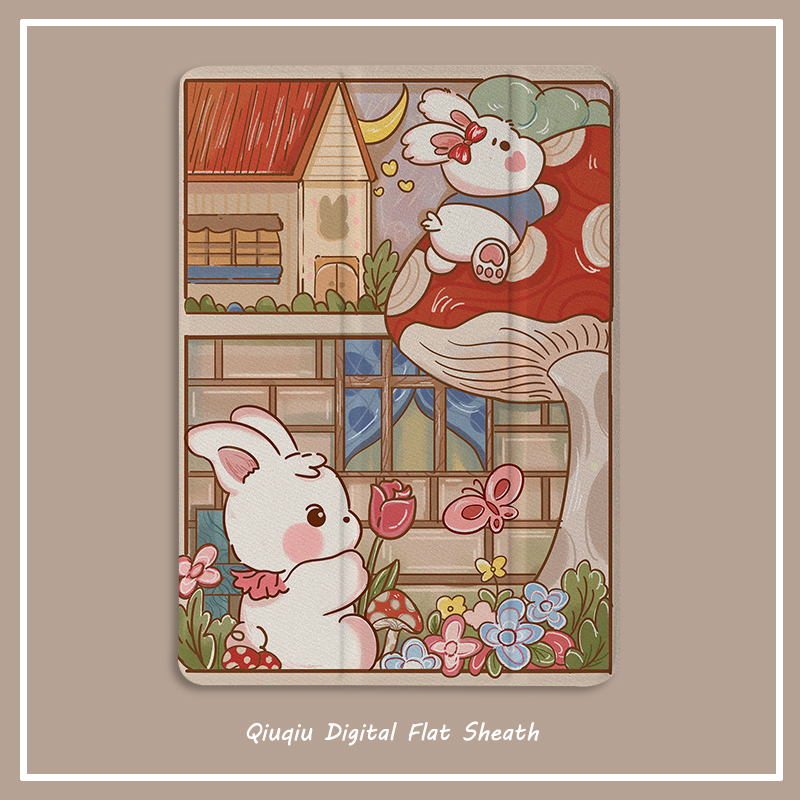 凝飒硅胶简体中文卡通平板套