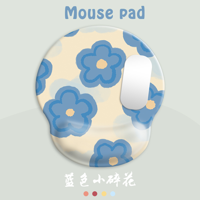 蓝色小碎花鼠标垫护腕屁股手腕垫立体3d胸女硅胶软垫电竞可爱ins风桌垫男生个性禁欲系笔记本电脑游戏带腕托|ruв категории компьютерное оборудование/дисплей/Компьютерная периферия, Компьютерная периферия, коврик для мыши/Вставить/запястье колодка - от Buy2taobao.com для оказания профессиональной услуги покупки агента Taobao