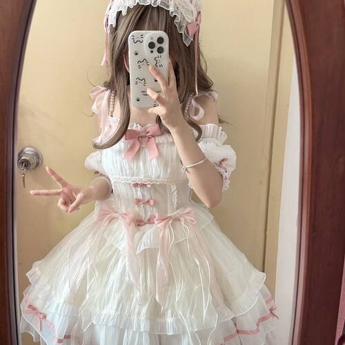 泡泡熊芭蕾风Lolita小芙蕾洋装