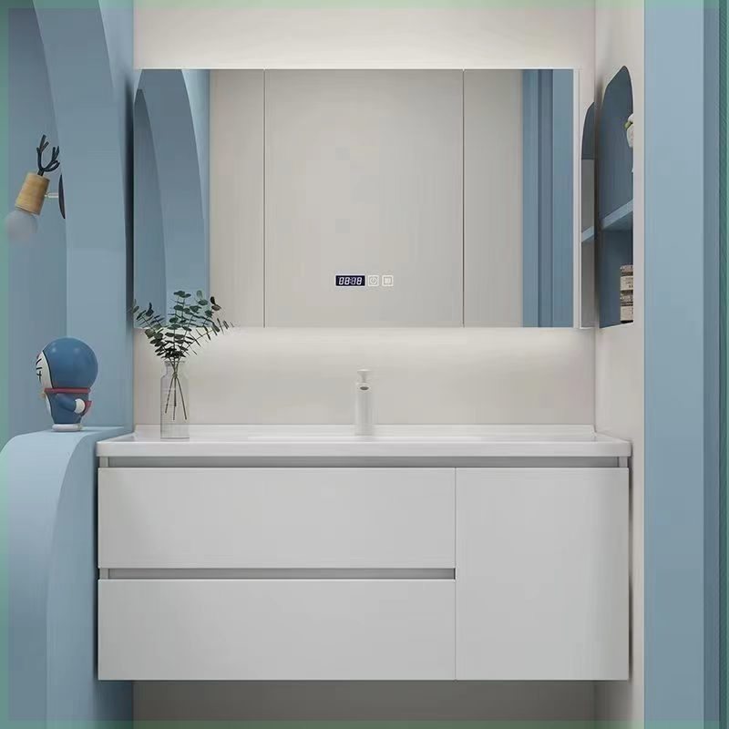 定制浴室柜组合74/84cm94厘米洗手盆陶瓷一体盆卫生间洗漱盆台盆