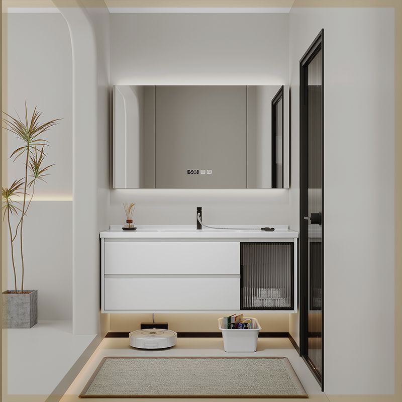 68/78厘米88/98cm108/118公分陶瓷一体盆浴室柜卫生间洗漱台定制