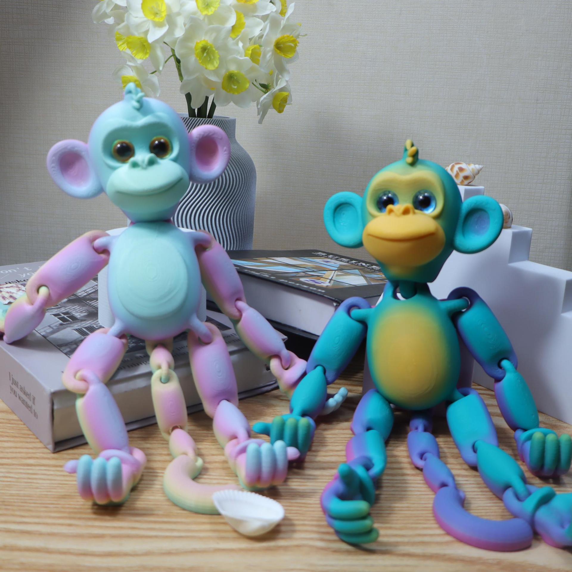 3D打印生肖猴子摆件模型