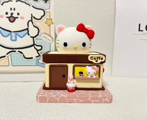 KT猫小房子石膏娃娃存钱罐儿童玩具手工涂色涂鸦DTY男女孩白胚