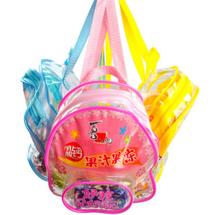 喜之郎乳酸钙果冻600g书包背包果味果冻布丁儿童礼物零食大礼包