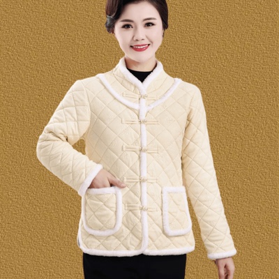 短款妈妈保暖秋冬洋气加厚
