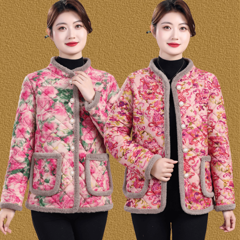 无注册商标加绒加厚保暖棉衣