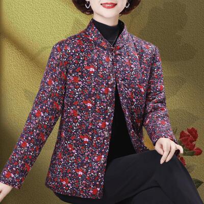 中老年冬季加厚驼绒棉服